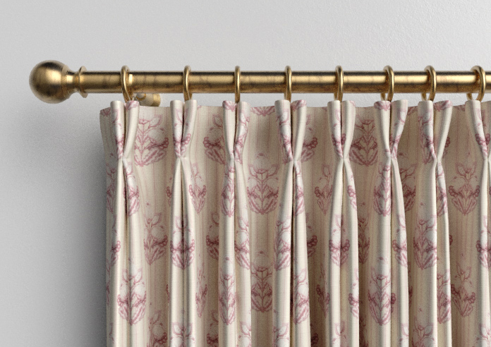 Midford, Mantels Stripe Rosies Pink - Made to Measure Curtains - Image 10